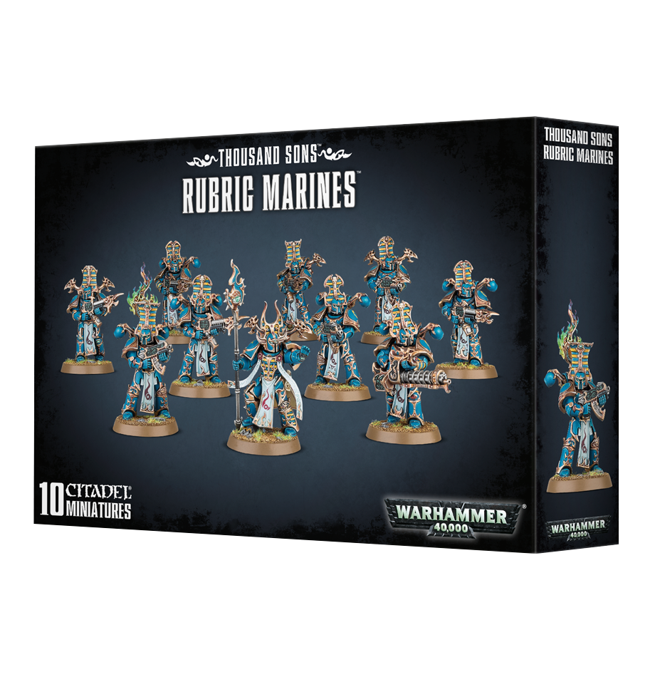 Миниатюры Warhammer 40000: Thousand Sons Rubric Marines