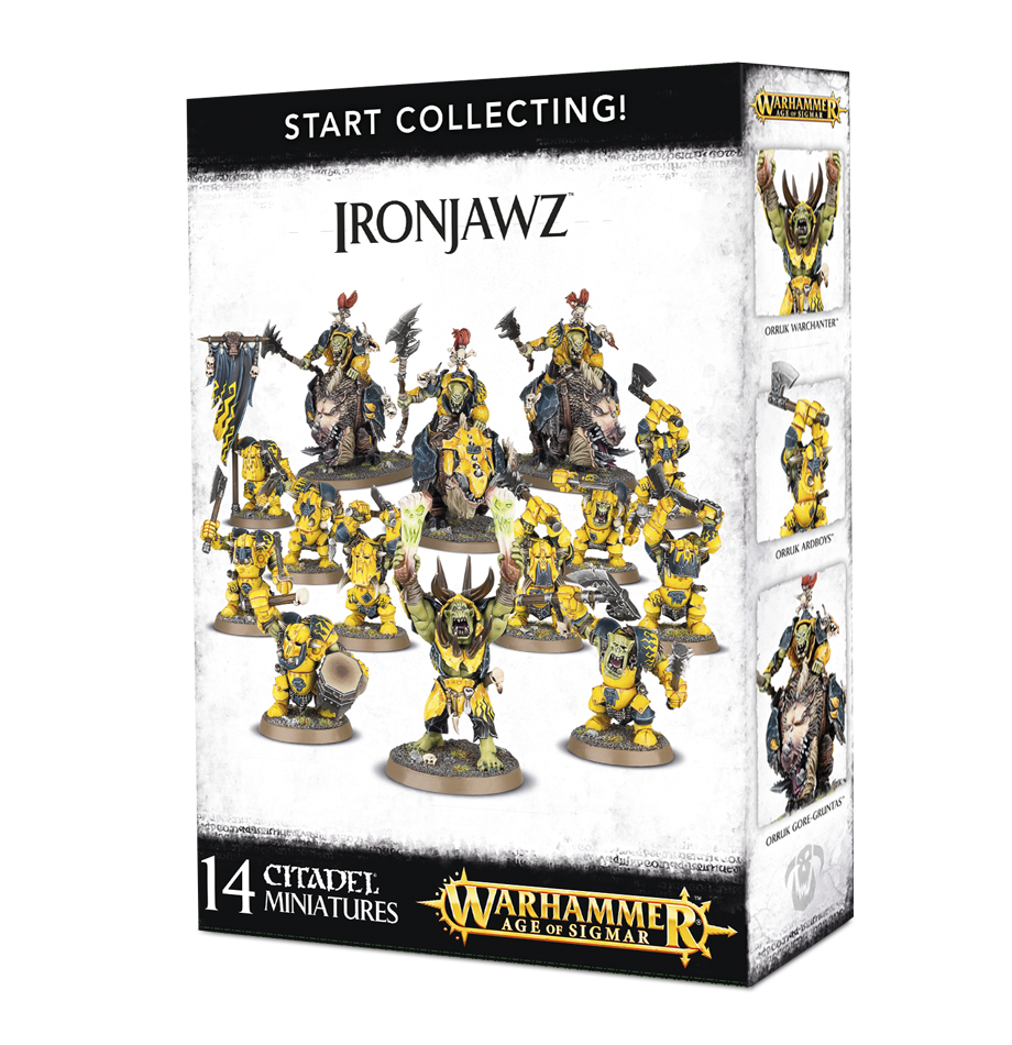 Набор миниатюр для настольной игры Warhammer 40000 - Start Collecting! Ironjawz
