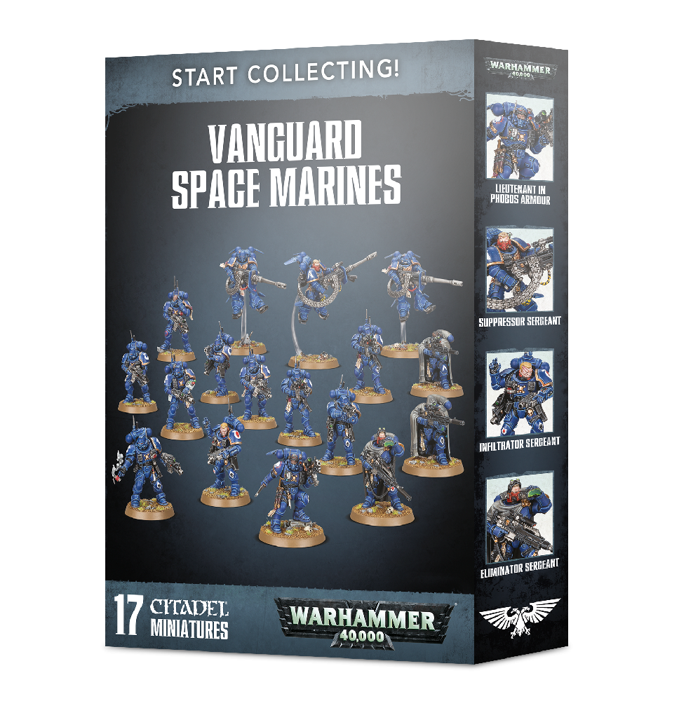 Миниатюры Warhammer 40000: Start Collecting! Vanguard Space Marines