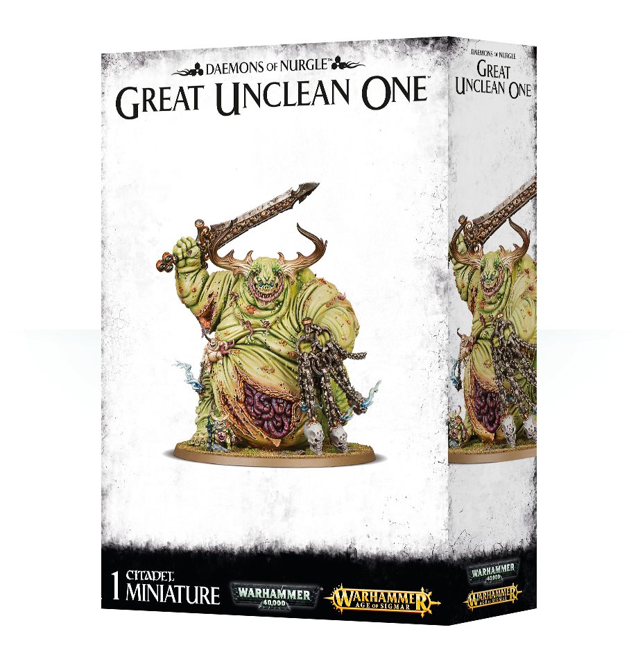 Набор миниатюр для настольной игры Warhammer 40000 - Daemons of Nurgle: Great Unclean One