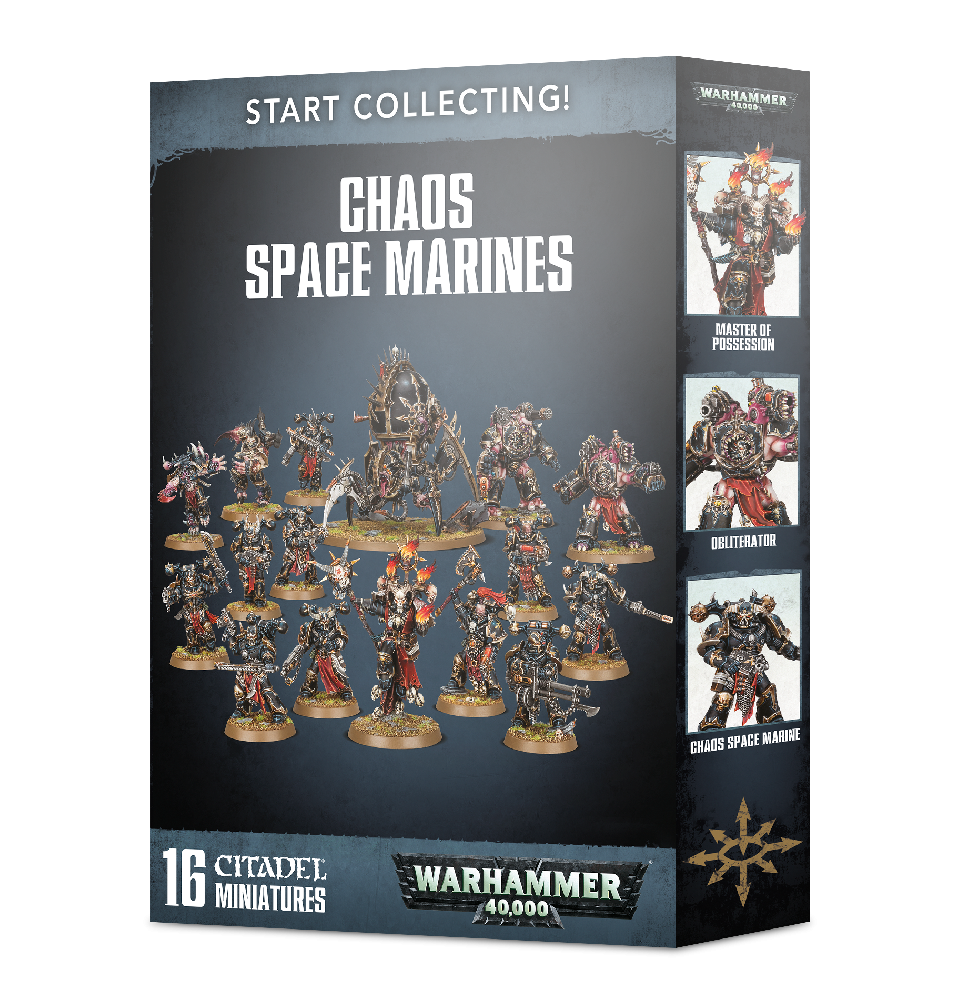 Миниатюры Warhammer 40000: Start Collecting! Chaos Space Marines