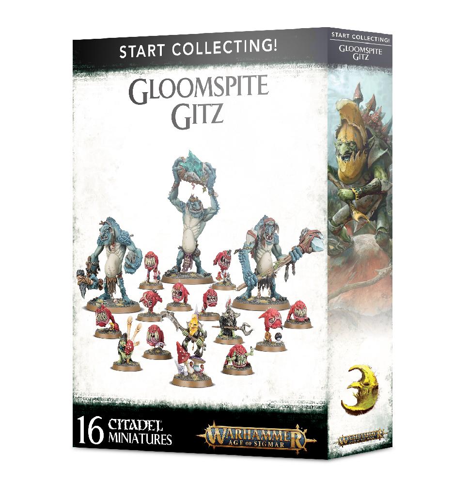 Набор миниатюр для настольной игры Age of Sigmar: START COLLECTING! GLOOMSPITE GITZ