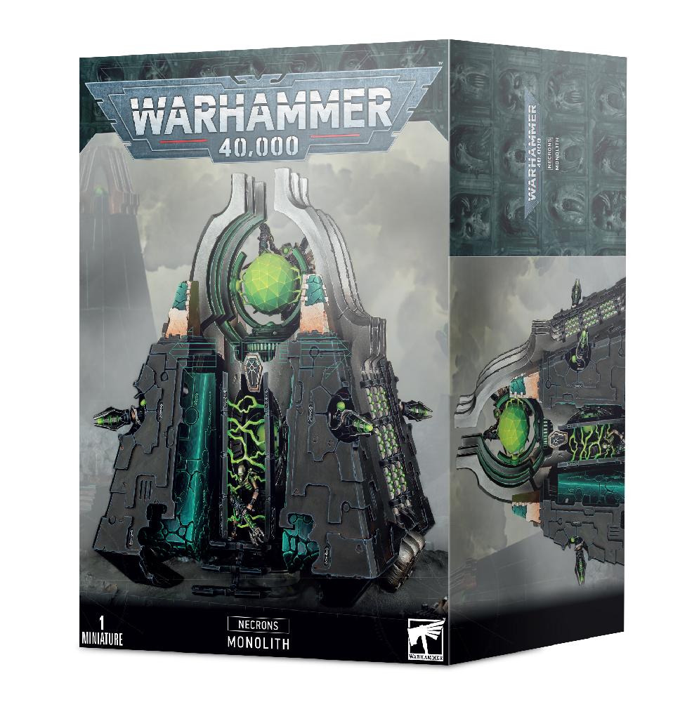 Набор миниатюр для настольной игры Warhammer 40000 - Necron Monolith